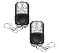 Confezione da 2 portachiavi universali da 433 MHz, telecomando per cancello elettrico, per garage, cancelli elettrici, telecomando universale per apriporta del garage (set A)