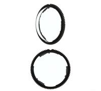 Confezione da 2 protezioni per lenti per Insta360 X4 Air, telaio protettivo per action camera, copriobiettivo, coperture in policarbonato nero per riporre e trasportare in modo sicuro