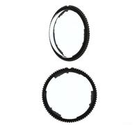 Confezione da 2 protezioni per obiettivo in vetro temperato per Insta360 X4 Air, antigraffio, antiurto, accessori su misura, colore nero, facile da montare, protezione sicura per action camera