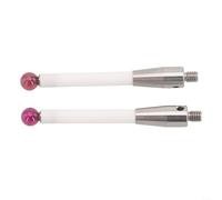 Confezione da 2 punte per sonda Cmm lunghe 50 mm con diametro della sfera 6 mm e struttura in acciaio inox per modelli A-5000-3709 adatti per misurazioni in ambienti di produzione e controllo qualità
