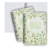 Confezione da 2 quaderni My Account Expense Tracker, libri contabili per contabilità, piccole imprese (15,2 x 21,6 cm, 50 fogli ciascuno)