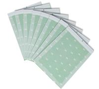 Confezione da 2 repellenti impermeabili per vespe, trappola per vespe e api in legno, per esterni, con 6 tavole adesive intercambiabili, non tossiche (8 adesivi)