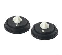 Confezione da 2 rondelle a membrana in gomma per valvole di riempimento della cassetta Laufen e per Siamp valvola a sfera di ingresso laterale inferiore, parti di ricambio, colore nero, diametro 27 mm