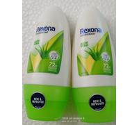 Confezione da 2 rotoli di protezione dagli odori ascella Rexona Aloe Vera...