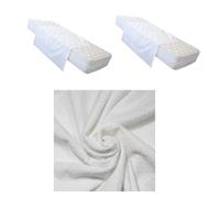 (Confezione da 2) ROVESI Traverse Coprimaterassi Impermeabili in Cotone 100x150 cm Set Protezione Totale Letto Singolo - 2 Pezzi - Lavabili Oltre 200 Volte, Morbidi e Traspiranti