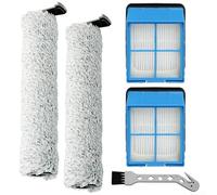 Confezione da 2 rulli per filtri a spazzola per Bissell per CrossWave per OmniForce 3882 3970F, include 2 filtri e 1 strumento di pulizia per un uso efficiente