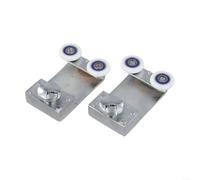 Confezione da 2 rulli per porta della doccia, in lega di zinco per un funzionamento fluido, progettati per una maggiore durata e facili da scivolare per il bagno