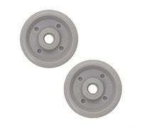 Confezione da 2 ruote a rullo per vogatore, in plastica ad alta resistenza, ricambio per riparazione attrezzature da palestra e fitness