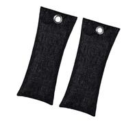 Confezione da 2 sacchetti di deodorizzazione riutilizzabili per scarpe sportive in pelle e da viaggio essenziali in bambù carbone per auto e armadio