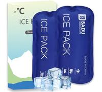 Confezione da 2 sacchetti di ghiaccio per insulina, confezione da 2 (180 g x 2, riutilizzabili, approvate dalla TSA, conservazione per 8-24 ore, adatte per la maggior parte delle custodie da viaggio