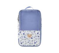 Confezione da 2 Sacchetti Organizer per Neonati, Ideali da Appendere, con Simpatici Coniglietti e Orsetti, in Rete, riutilizzabili e Lavabili, o in Tessuto per Neonati. (D, 29x17.5x5cm)