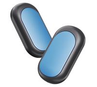 Confezione da 2 scaldamani ricaricabili con 3 livelli di calore, scaldamani elettrici portatili USB, set di scaldamani tascabili 2 in 1, per calore esterno e interno, riscaldamento invernale di lunga