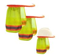 Confezione da 2 Schermo Paracollo per Caschi, Retine Riflettente Leggera con Protezione UV, Ideale per Cantieri Edili E Lavori All'Aperto