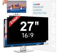 [Confezione da 2] Schermo privacy per computer da 27 pollici, formato 16:9, filtro privacy con antiriflesso, anti-luce blu e protezione anti-spia, protezione antigraffio rimovibile per monitor