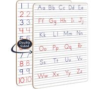 Confezione da 2 Scribbledo, lavagna cancellabile a secco per esercizi di scrittura a mano per bambini, 9 x 12 pollici, lavagna bianca per traccia