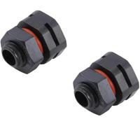 Confezione da 2 sfiati industriali IP68 - Valvola di equalizzazione della pressione M12 x 1,5, controllo dell'umidità a doppia porta per armadi elettrici