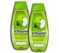 Confezione da 2 shampoo a forma di mela fresca e ortica, 2 x 400 ml