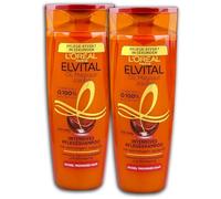 Confezione da 2 shampoo Elvital Olio Magique Jojoba, 2 x 300 ml