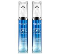 Confezione da 2 sieri per occhi per occhiaie e gonfiori - 5% crema per gli occhi alla caffeina anti invecchiamento, con retinolo acido ialuronico niacinamide, crema sotto gli occhi per borse degli