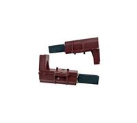 Confezione da 2 spazzole di carbone per motore lavatrice e supporto per Hotpoint, Indesit, Ariston e Zanussi