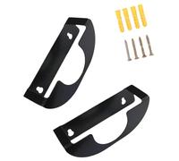 Confezione da 2 staffe di montaggio a parete in ferro per smerigliatrice angolata da 12,7 cm, organizer per officina, ottimizzazione dello spazio, staffa per smerigliatrice in ferro per utensili