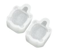 Confezione da 2 stampi in silicone a forma di tartaruga, per cioccolatini, decorazione torte, fondente, forniture da cucina in silicone