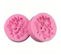 Confezione da 2 stampi per fiori in silicone, stampi per alimenti per dolci, resistenti al calore per torte, cioccolato, caramelle e gelati in silicone per fiori