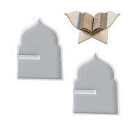 Confezione Da 2 Stampi Riutilizzabili In Silicone Adatti Per Supporti Lettura In Resina Fatti A Mano Supporti Ricette E Ornamenti La Casa Strumenti La Creazione Gioielli In Resina