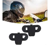 Confezione da 2 supporti a clip per citofono per casco da moto serie T-COM, staffa leggera per interfono BT, accessori di installazione semplici per motociclisti