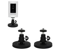 Confezione da 2 supporti da parete magnetici compatibili con anello Stick Up Cam/Pro/Ring Outdoor Camera Plus/Eufy/Arlo fotocamera, supporto magnetico con vite da 1/4, senza fori per fotocamera