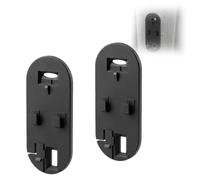 Confezione da 2 supporti di ricambio compatibili con campanello wireless Honeywell DCP511, staffa posteriore per campanello stampata in 3D, resistente alle intemperie e vestibilità sicura, nero