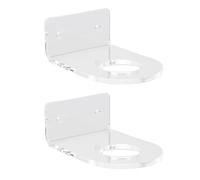 Confezione da 2 Supporti per Pallacanestro, Espositore per Portaoggetti per Palline in Acrilico Trasparente con Montaggio a Parete per L'organizzazione del Garage Dell'ufficio