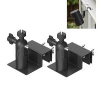 Confezione da 2 supporti universali per grondaie di sorveglianza - Gutter Mount compatibile con anello Stick Up Cam, anello Spotlight Cam, EufyCam, Arlo, Wyze - 1/4" vite vite supporto fotocamera