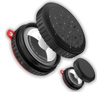 [Confezione da 2] Supporto Airtag impermeabile IPX8, custodia Airtag con adesivo ultra adesivo, supporto adesivo nascosto per auto, moto, portafoglio, bagaglio remoto drone, compatibile con Apple