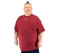 Confezione da 2 T-Shirt Oversize Rosso Adamo Moda, 2xl-10xl:2XL