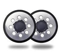 Confezione da 2 tamponi di ricambio per levigatrice Dewalt DWE6423/6423K, DWE6421/6421K, DWE6421-B2, DWE6421-B3, DWE6421-BR, DCW210B - 12,7 cm con gancio e anello di supporto per levigatura