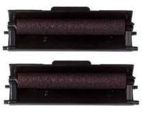 Confezione da 2 tamponi Easy Roll Olivetti 80624 Viola Compatibile per Olivetti Logos 332, 352, 362, 364, 381 Summa 181