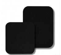 Confezione da 2 tappetini antiscivolo per macchina da cucire, per smorzamento delle vibrazioni e riduzione del rumore, multiuso, per mixer, laptop, TV, macchine per il pane, 50 x 38 cm (nero)