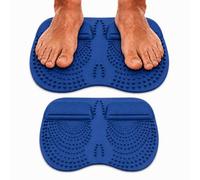 Confezione da 2 tappetini per massaggio ai piedi in silicone, per riflessologia e digitopressione, per sollievo della fascia plantare, cuscinetto antiscivolo per piedi stanchi, talloni, archi, casa