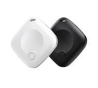 Confezione da 2 targhette chiave Air Tracker, certificate MFi, funziona | Bluetooth Tracking Tag Smart Global Tracker Dispositivi Trova oggetti per Bambini Borse Bagagli Gatto Cane Senza Tariffe