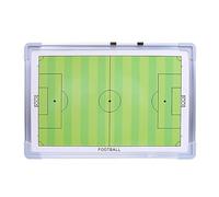 Confezione da 2 tavole magnetiche per allenamento calcistico, design su entrambi i lati, facili da scrivere e da pulire, per pianificazione strategica (2)