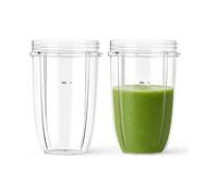 Confezione da 2 Tazze di Ricambio da 680 Ml (24 Oz) per Frullatore, per Le Serie di Lame Estrattore per NutriBullet da 600 W e 900 W