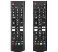 Confezione da 2 telecomandi di ricambio 2022 AKB76040302 per Smart TV MR21GA, MR22GN LG UHD OLED QNED NanoCell 4K 8K con pulsante Netflix, Prime Video, Disney, canali