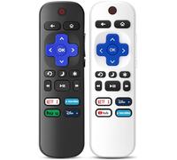 Confezione da 2 telecomandi di ricambio solo per Roku TV, compatibile con tutti i modelli TCL/Hisense/Onn/Sharp/Philips/(non per Roku Stick, Box o Speaker)