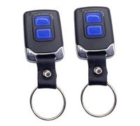 Confezione da 2 telecomandi universali per porta del garage, design compatto, facile programmazione per tutte le marche, portachiavi apriporta