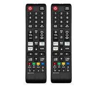 Confezione da 2 telecomandi universali Samsung per TV - Telecomando di ricambio per TV Samsung, con pulsanti Netflix, Prime Video, Rakuten, per tutte le Smart TV LED QLED UHD 4K 8K