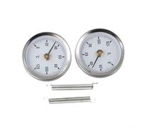 Confezione da 2 termometri a tubo in acciaio inox accurati e affidabili con molle per un efficace monitoraggio della temperatura