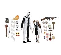Confezione da 2 Terrifier 2 Art the Clown and Pale Girl Ultimate NECA