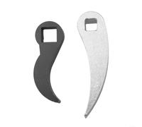 Confezione da 2 teste adattatori per leva a cricchetto, regolabili per attacchi per piede di porco per chiavi da 1/2" e 3/8", per strumenti di demolizione in acciaio resistente per aree difficili da