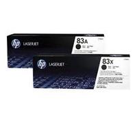 Confezione da 2 Toner originali HP 83A per stampanti HP